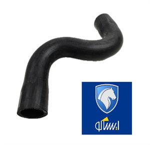 شیلنگ ورودی آب رادیاتور بالایی 206، 207، رانا با پوسته ترموستات آلومینیومی P6L - P7L ایساکو