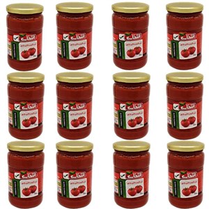 رب گوجه فرنگی انتخاب - 650 گرم بسته 12 عددی