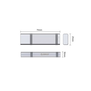 فلش مموری 256 گیگ اوریکو ORICO USB Flash Drive 256GB U3-I-C256G-SV