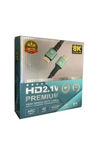 کابل HDMI کیفیت 8K ورژن 2.1 طول 10 متر PREMIUM کد 8234