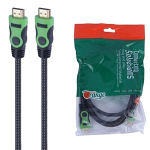 کابل HDMI 4k اورنج orange طول 1.5 متر ( کیفیت عالی)