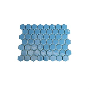 Alborz Hexagonal Pool Tile Blue 7