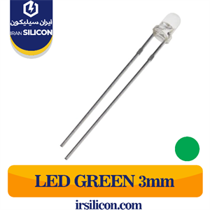 LED های برایت (شفاف) سبز 3mm