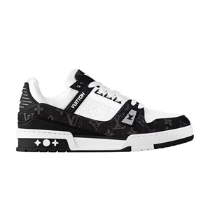 کتونی لویی ویتون ترینر مشکی سفید  Louis Vuitton Trainer Black White