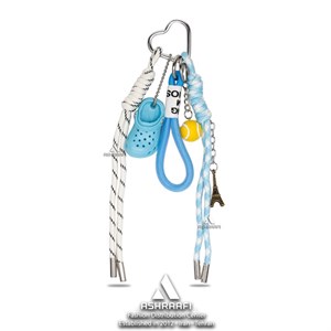 آویز کیف خاص Crocs azzurro Charm