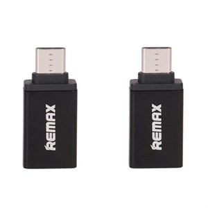 مبدل USB OTG به USB-C ریمکس مدل A2 بسته 2 عددی