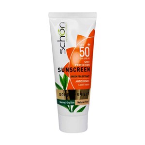 کرم ضد آفتاب دابل شیلد رنگیSPF50 شون مناسب پوست خشک تا نرمال 50 میلی لیتر