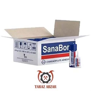 چسب 123 سناباند SanaBond حجم 400 میلی لیتر کارتن 25 عددی