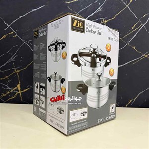 زودپز دوقلو زیو 6 9 لیتر استیل ZIO ZPC-165509