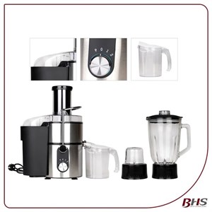 آبمیوه گیری 3 کاره بدنه استیل ویکند مدل WKJ-820S