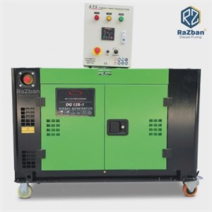 موتور برق 12 کیلووات دیزلی سوپر سایلنت دارای پورت ATS ریموتدار ETQ مدل DG12S1
