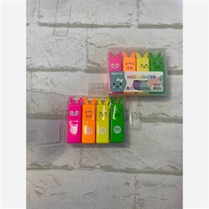 ماژیک هایلایتر مینی طرح خرگوش 4 رنگ فروش تکی و تعداد تحویل فوری تهران