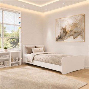 تخت‌خواب ملامینه یک نفره مدل B60 سایز 90 * 200 سانتی‌متر