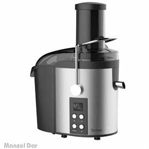 آبمیوه گیری تکنو مدل TE-219 چهار سرعته 800 وات | آبمیوه گیر تک کاره Techno با دهانه 75 میلی‌متری و مخزن 0.8 لیتری