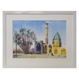 تابلو نقاشی آبرنگ طرح مسجد جامع نطنز کد 55