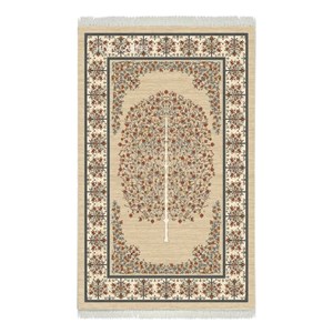 فرش ماشینی هیوا طرح نوین 2-614 بژ ۷۰۰ شانه