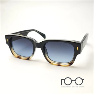 عینک آفتابی موسکات MOSCOT کائوچو استات کد 1201 رنگ مشکی با لنز آبی سایه روشن