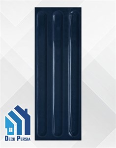 کاشی خاک‌سفید فخار 30x10 کالکشن دلفان آبی تیره براق