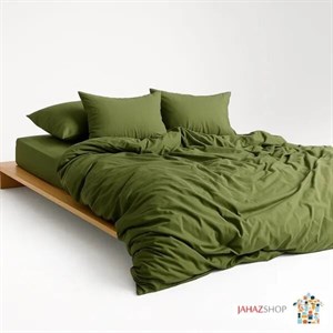 روتختی ست کاوری جنس نخ پنبه رنگ سبز صدری