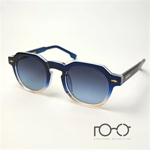 عینک آفتابی موسکات MOSCOT کائوچو استات کد 1209 رنگ آبی با لنز آبی سایه روشن