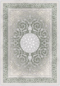 فرش زمرد مشهد 1200 شانه تراکم 3600 کد 12008 سبز