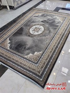 فرش وینتیج ساده هفتصد شانه گل برجسته طرح بهار