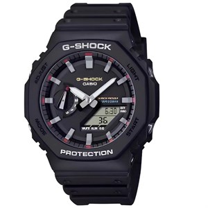 ساعت مچی مردانه کاسیو G-SHOCK مدل GA-2100RL-1ADR با قاب هشت ضلعی