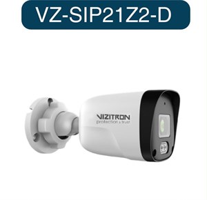 دوربین بالت تحت شبکه ویزیترون مدل VZ-SIP21Z2-D کیفیت 2MP، دید در شب دوگانه (Dual Light) و میکروفون داخلی