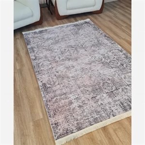 فرش ماشینی (چاپی) فرشینه مخمل ترک طرح مینیمال وینتیج U191 - 1 در 3 متر ارسال فوری- فرشینه نازگل