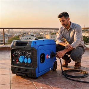 موتور برق 6 5 کیلو وات سایلنت وی تولز ریموت استارت مدل VG7000ISR