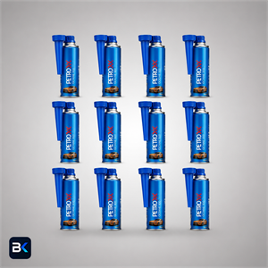 پک 12 عددی مکمل بنزین PetrOctane 300ml پتروتکس پلاس | مناسب برای مصرف بلندمدت خودروهای تنفس طبیعی