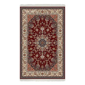 فرش ماشینی هیوا طرح کلاسیک R-115 لاکی ۷۰۰ شانه