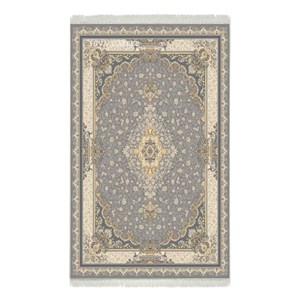 فرش ماشینی هیوا طرح لایت 903-S نقره ای ۷۰۰ شانه