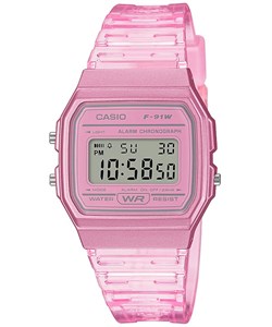 ساعت مچی زنانه اصل کاسیو (casio) زیرمجموعه استاندارد مدل F-91WS-4DF