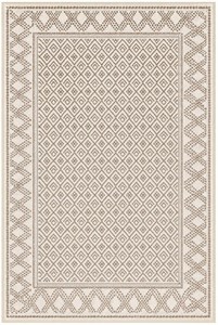 فرش ماشینی مینیمال هانوکس طرح گپ کد HANM.003.1 با ریشه 100*150 سانتی‌متر