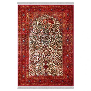 فرش پارچه‌ای دفه مدل فرشینه طرح مدرن کد 767