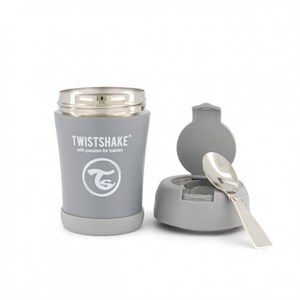 فلاسک غذا 350 میل طوسی تویست شیک Twistshake