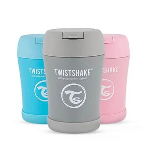فلاسک غذا 350 میل صورتی تویست شیک Twistshake