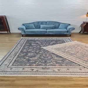 فرش ماشینی (چاپی) فرشینه مخمل | رویه نرم و لطیف | هازان ترک ترمز دار کد u52 ارسال فوری- فرشینه نازگل