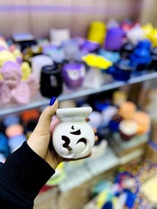 اسانس سوز لاکچری طرح کوزه ای گرد پنجره دار