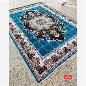 12متری فرش ماشینی 500شانه بی سی اف،هیوا آبی، فرش قیمت مناسب، فرش عروس 