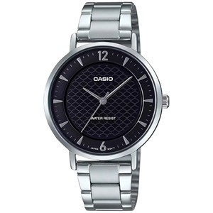 ساعت مچی زنانه کاسیو Casio مدل LTP-VT04D-1ADF صفحه مشکی (ax)