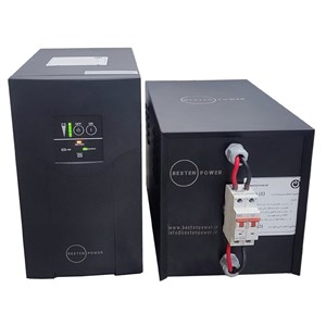 یو پی اس بستن پاور مدل BPOF-800VA-42Ah ظرفیت 800 ولت آمپر به همراه باتری اکسترنال 42Ah