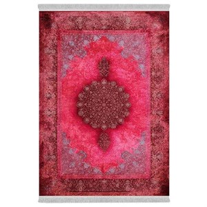 فرش پارچه‌ای دفه مدل فرشینه طرح فانتزی کد 00911