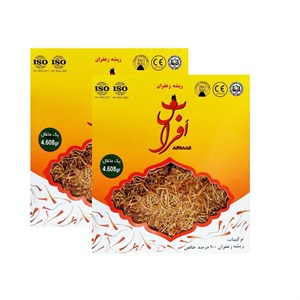 افراس ریشه زعفران افراس - 1 مثقال بسته 2 عددی محصول