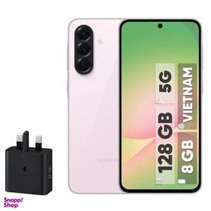 گوشی موبایل سامسونگ مدل Galaxy A56 دو سیم کارت ظرفیت 128 گیگابایت و رم 8 گیگابایت – ویتنام – به همراه شارژر 25 وات سامسونگ