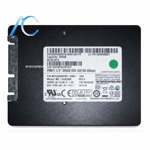 اس اس دی اینترنال SATA دسته دوم مدل SAMSUNG SSD PM871 ظرفیت 256 گیگابایت