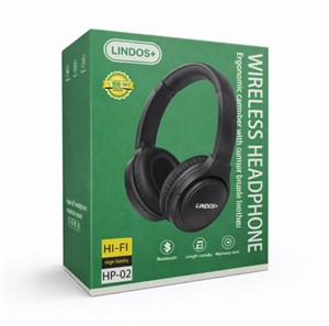 هدفون بی سیم لیندوس پلاس(LINDOS) مدل HP-02
