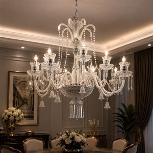 لوستر 10 شعله طرح باکارات 00178