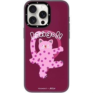 کاور یانگ کیت مدل Polka dot cat مناسب برای گوشی موبایل Apple iphone 15 promax